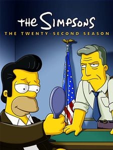 Cartel de Los Simpson Temporada 22