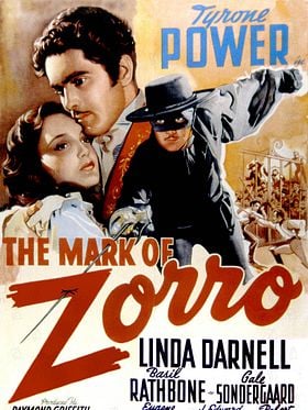 Cartel de El signo del Zorro