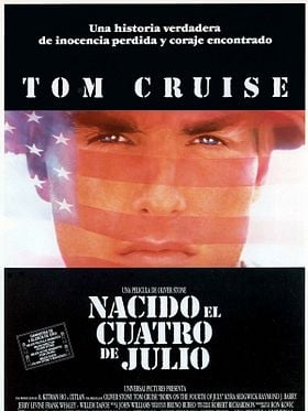 Cartel de Nacido el 4 de Julio
