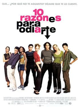 Cartel de 10 razones para odiarte
