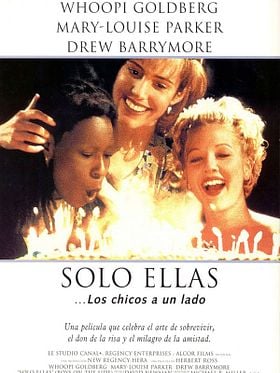 Cartel de Sólo ellas… los chicos a un lado