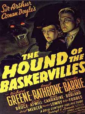 Cartel de El perro de los Baskerville