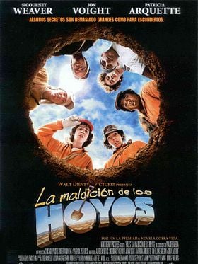 Cartel de La maldición de los hoyos