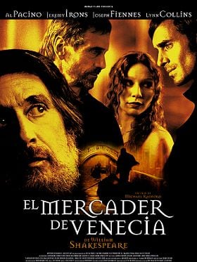 Cartel de El mercader de Venecia