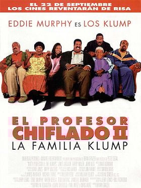 Cartel de El profesor chiflado II: La familia Klump