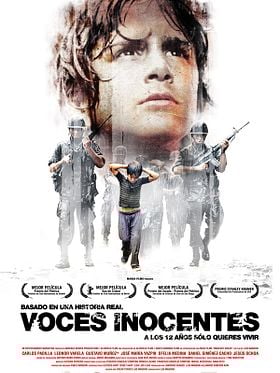 Cartel de Voces inocentes
