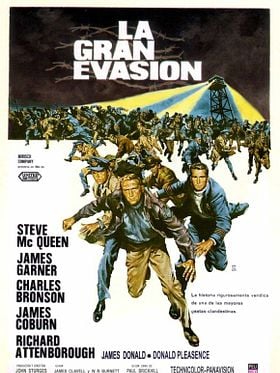 Cartel de La gran evasión