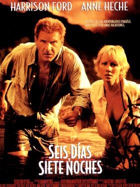 Cartel de Seis días y siete noches