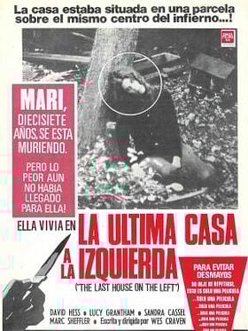 Cartel de La última casa a la izquierda