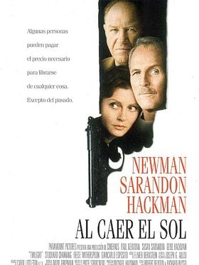 Cartel de Al caer el sol