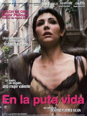 Cartel de En la puta vida