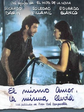 Cartel de El mismo amor, la misma lluvia