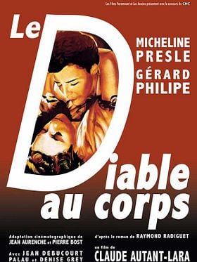 Cartel de El diablo en el cuerpo