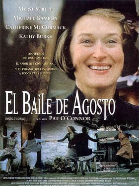 Cartel de El baile de agosto