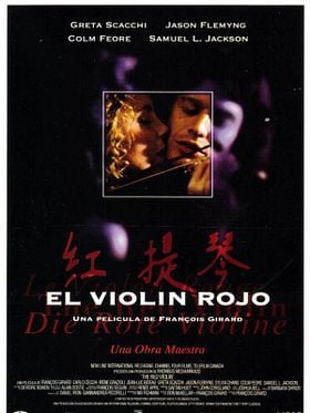 Cartel de El violín rojo