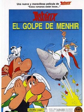 Cartel de Astérix el golpe de menhir