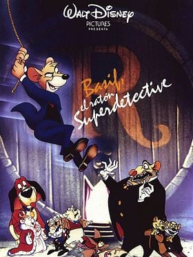 Cartel de Basil, el ratón superdetective