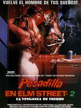 Cartel de Pesadilla en Elm Street 2: La venganza de Freddy