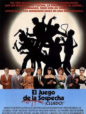 Cartel de El juego de la sospecha (Cluedo)