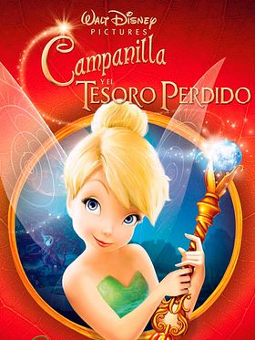Cartel de Campanilla y el tesoro perdido