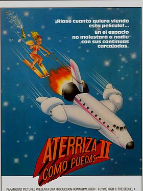 Cartel de Aterriza como puedas II