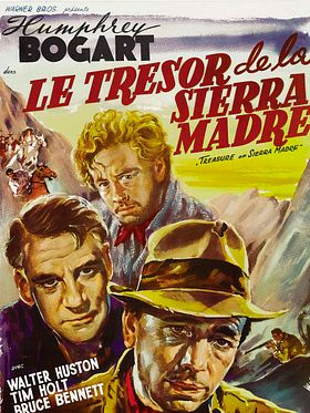 Cartel de El tesoro de Sierra Madre