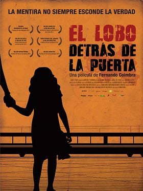 Cartel de El lobo detrás de la puerta
