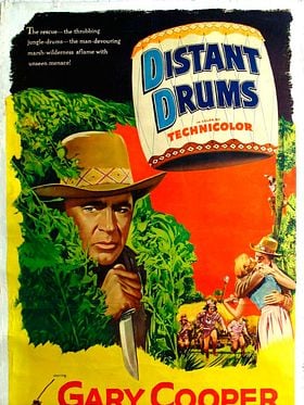 Cartel de Tambores lejanos