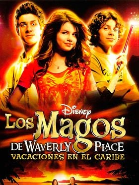 Cartel de Los magos de Waverly Place. Vacaciones en el Caribe
