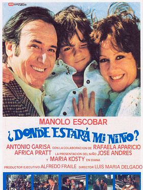 Cartel de ¿Dónde estará mi niño?