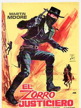 Cartel de El zorro justiciero