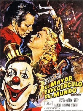 Cartel de El mayor espectáculo del mundo
