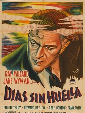 Cartel de Días sin huella