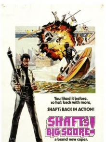 Cartel de Shaft vuelve a Harlem