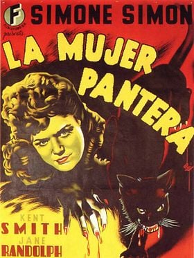 Cartel de La mujer pantera