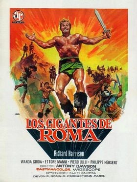 Cartel de Los gigantes de Roma