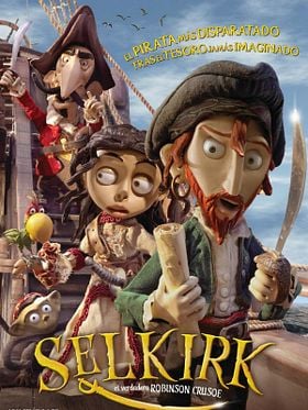 Cartel de Selkirk, el Verdadero Robinson Crusoe