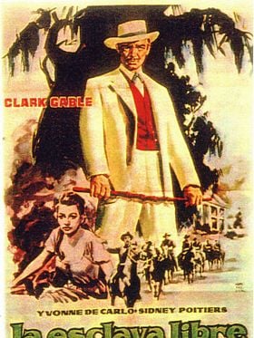 Cartel de La esclava libre