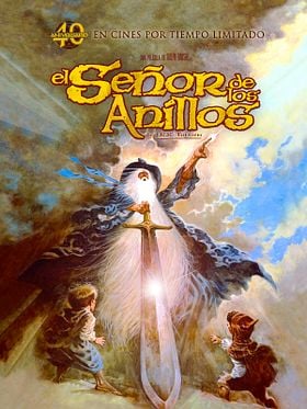 Cartel de El señor de los anillos