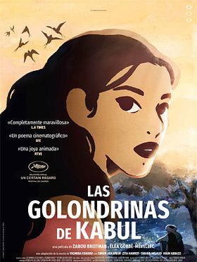 Cartel de Las golondrinas de Kabul