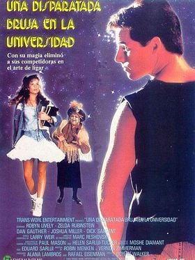 Cartel de Una disparatada bruja en la universidad