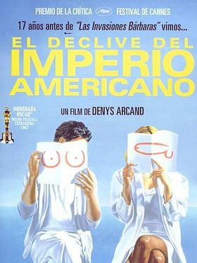 Cartel de El declive del imperio americano