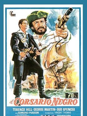 Cartel de El corsario Negro