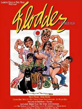 Cartel de Flodder. Una familia tronada