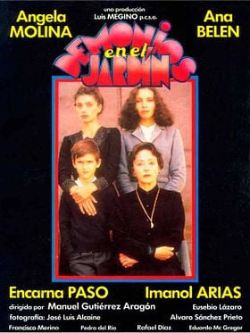 Cartel de Demonios en el jardín