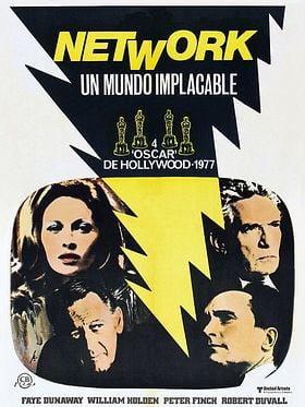 Cartel de Network, un mundo implacable