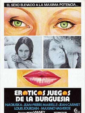 Cartel de Eróticos juegos de la burguesía
