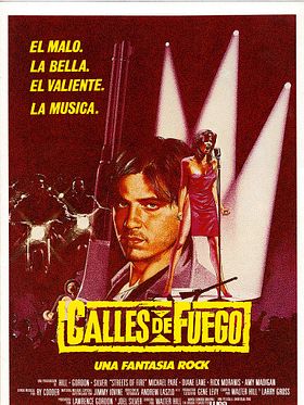 Cartel de Calles de fuego