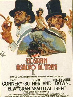 Cartel de El primer gran asalto al tren