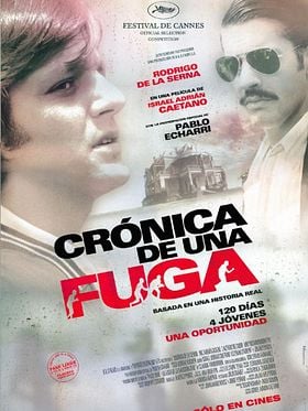 Cartel de Crónica de una fuga